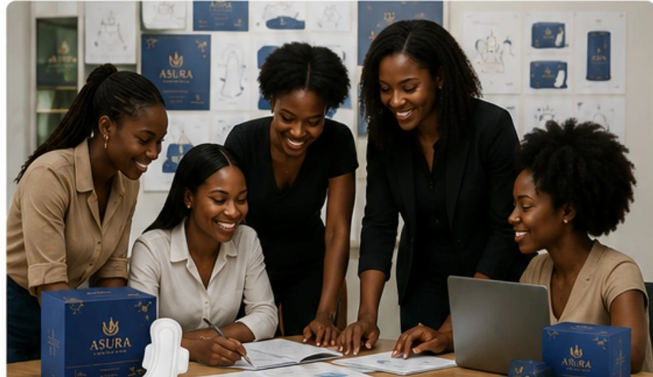 Women collaborating around ASURA product concepts
